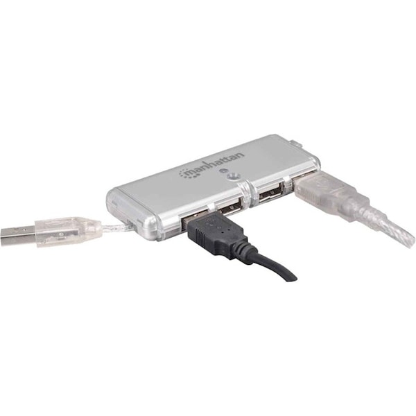 Manhattan USB 2.0 4-Port Hub 160599 | Zoro